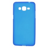 Полимерный TPU Чехол Для Samsung Galaxy Grand Prime Duos G530H/G531H(Синий Матовый)